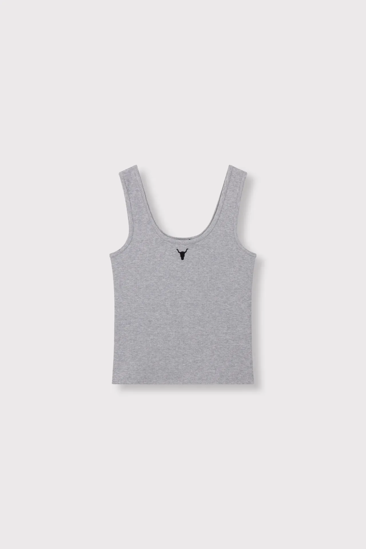 Knitted Tank Top Soft Grey (XS)