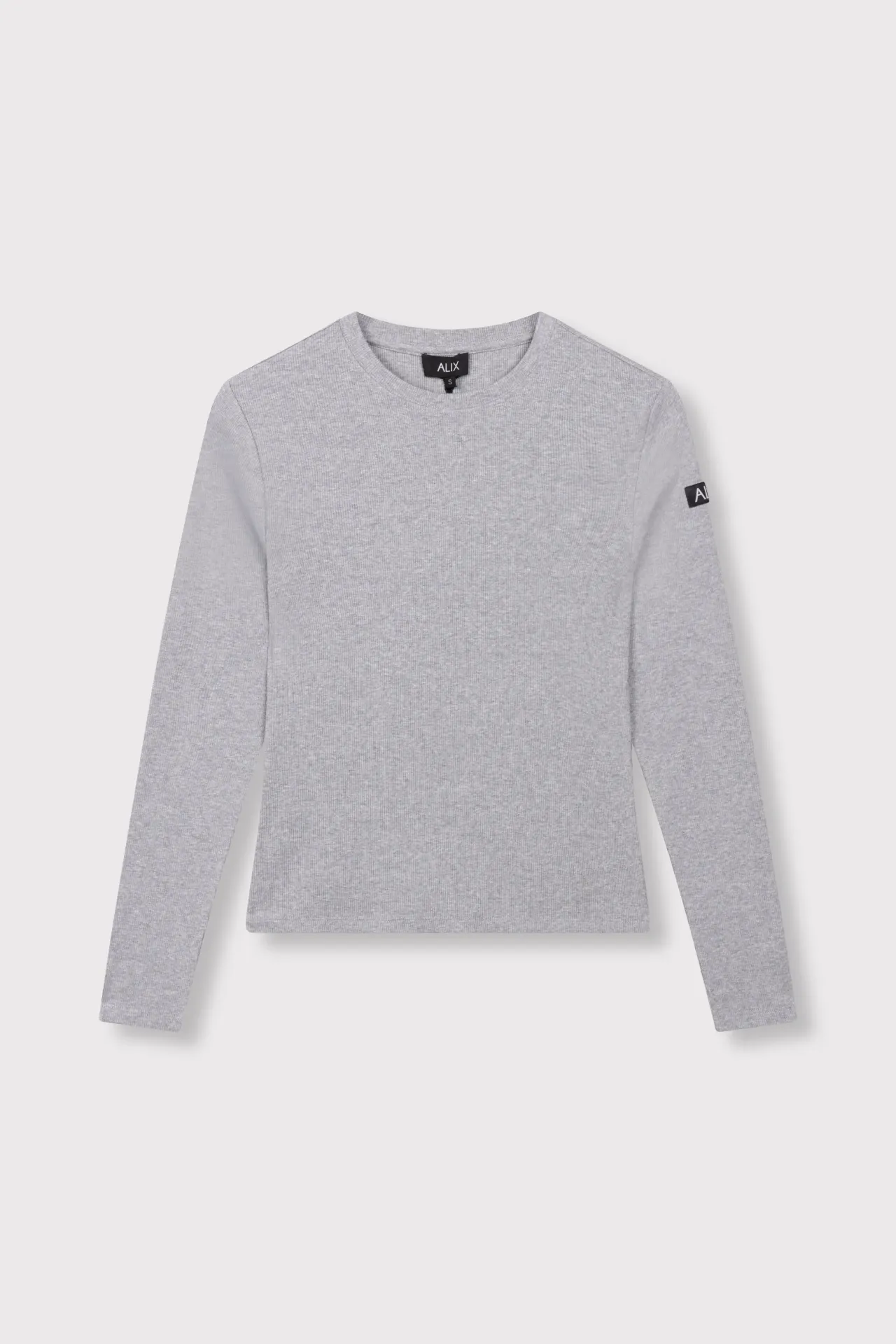Knitted Longsleeve Shirt Grey (XS)