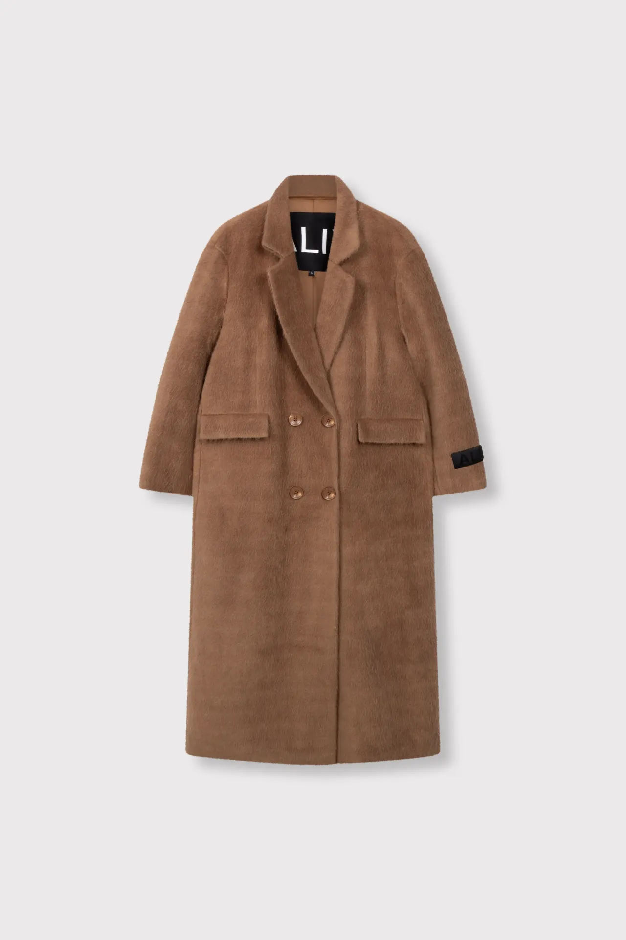 Long Hairy Camel Coat